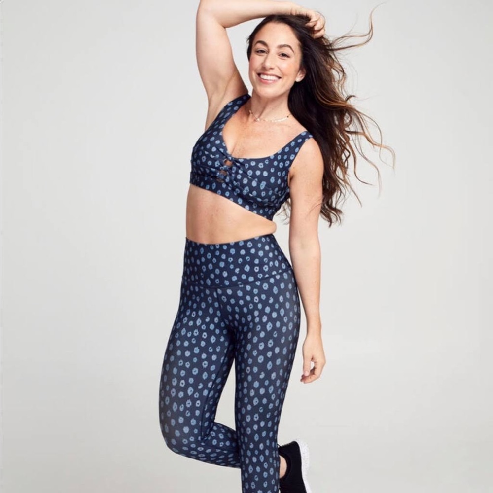 Soulcycle Blue Leopard Set